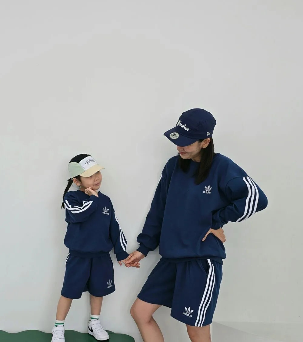 【80-140cm】二点セット 超人気商品 今季も大流行 7色選べる おしゃれ トレーナー+ショートパンツ セットアップ