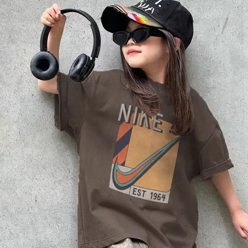 【90-160cm】絶対欲しい 大人気 カジュアル トレンド 快適 女の子 半袖 Ｔシャツ