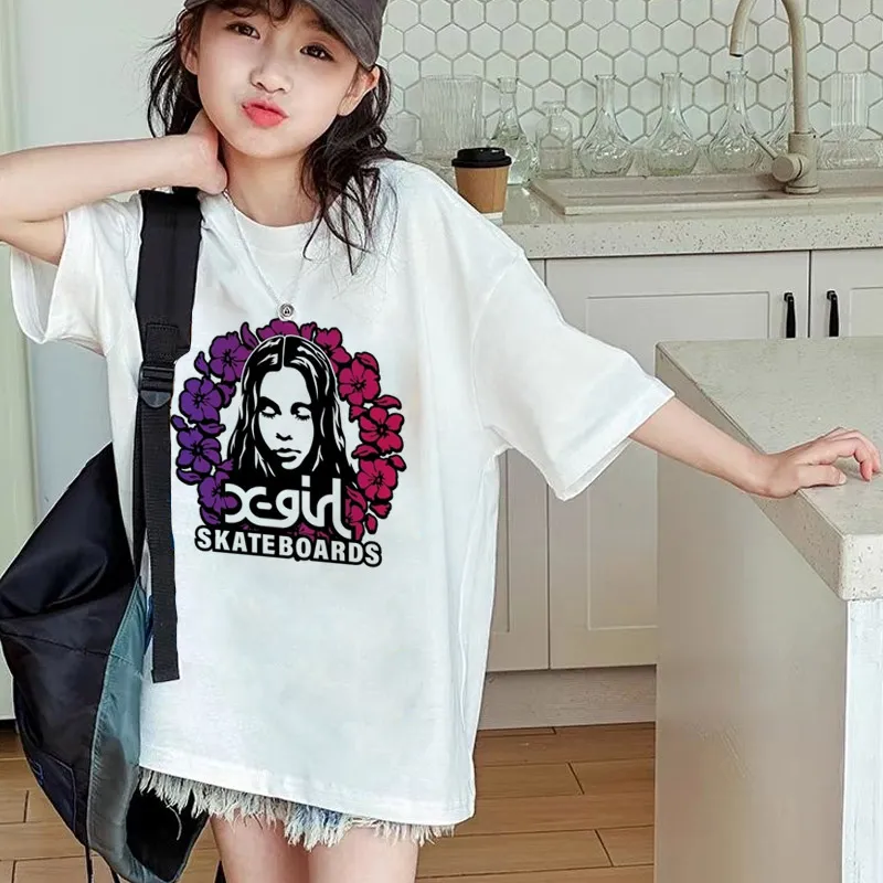 【90-160cm】人気上昇中 大注目 おしゃれ カジュアル 女の子 半袖 Ｔシャツ