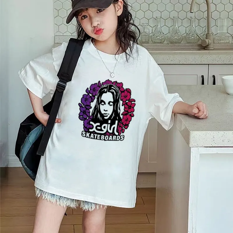 【90-160cm】人気上昇中 大注目 おしゃれ カジュアル 女の子 半袖 Ｔシャツ