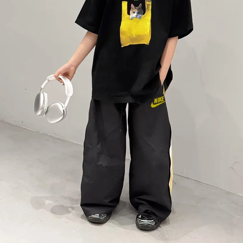 【100-150cm】絶対欲しい デザイン満点 スタイリッシュ 履きやすい ボトムス パンツ