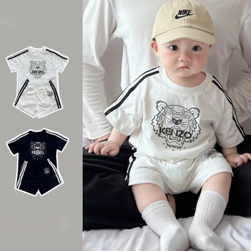 【80-160cm】二点セット 単品注文可 話題沸騰中 大人気 快適 男の子 半袖Ｔシャツ＋ショートパンツ セットアップ