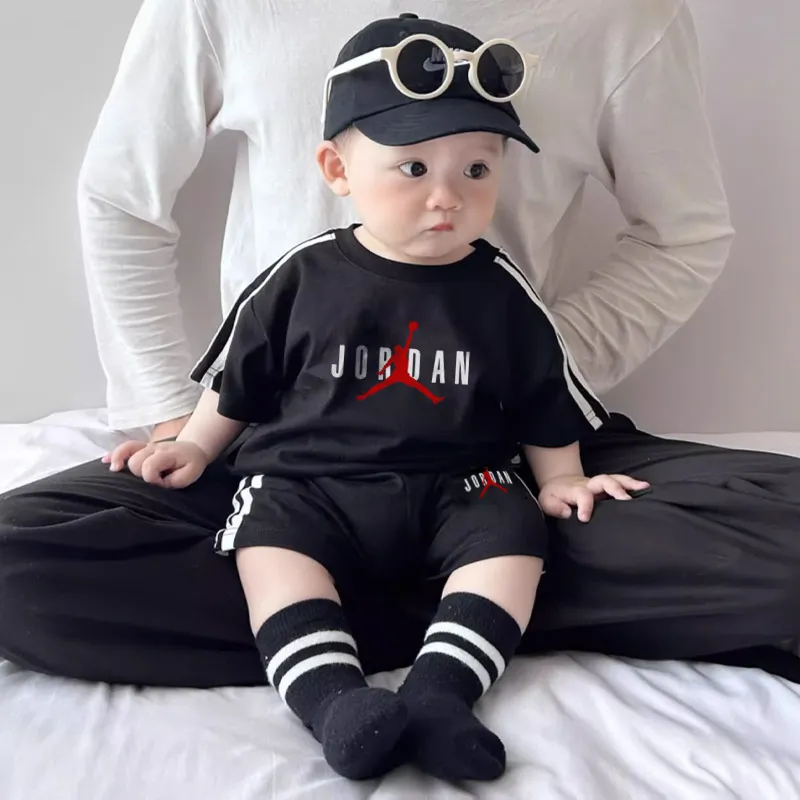 【80-160cm】二点セット 単品注文可 超人気商品 着心地良い 男の子 半袖Ｔシャツ＋ショートパンツ セットアップ