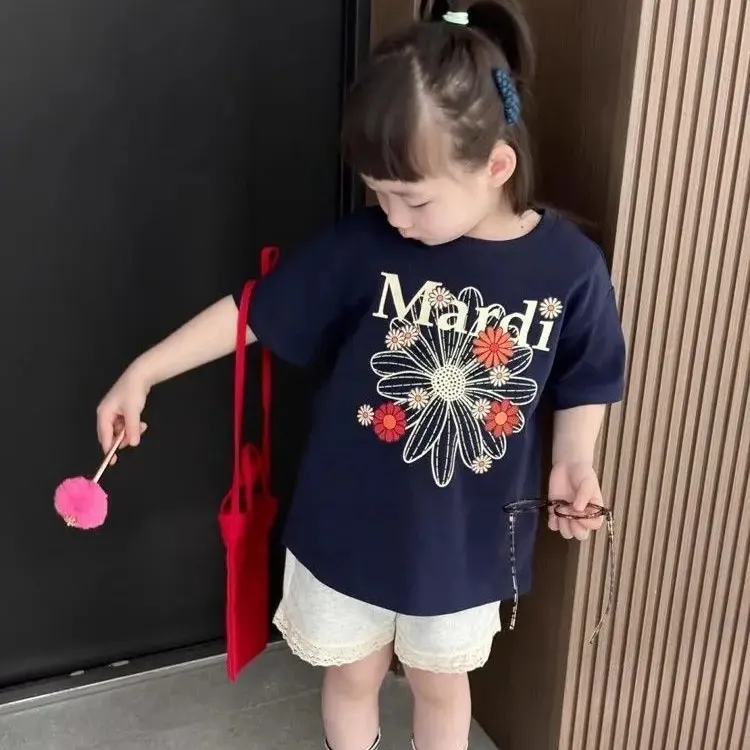 【90-160cm】人気上昇中 爆売れ中 トレンド かわいい 合わせやすい 女の子 半袖 Ｔシャツ