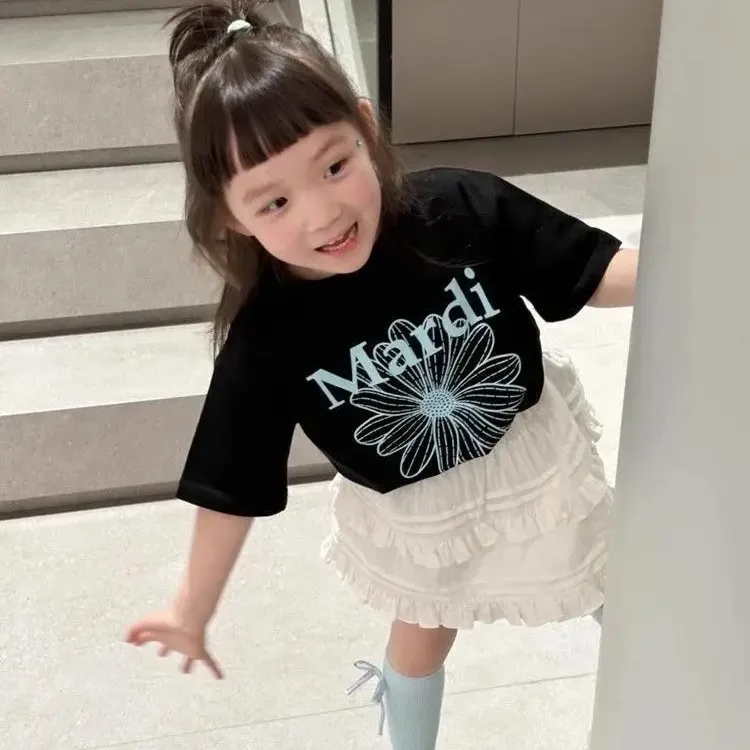 【90-160cm】人気上昇中 爆売れ中 トレンド かわいい 合わせやすい 女の子 半袖 Ｔシャツ