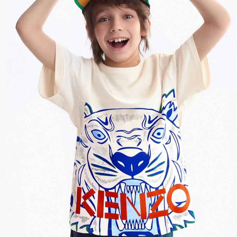 【110-160cm】おしゃれキッズ必見 売れ筋 高品質 プリント 合わせやすい 半袖 Ｔシャツ