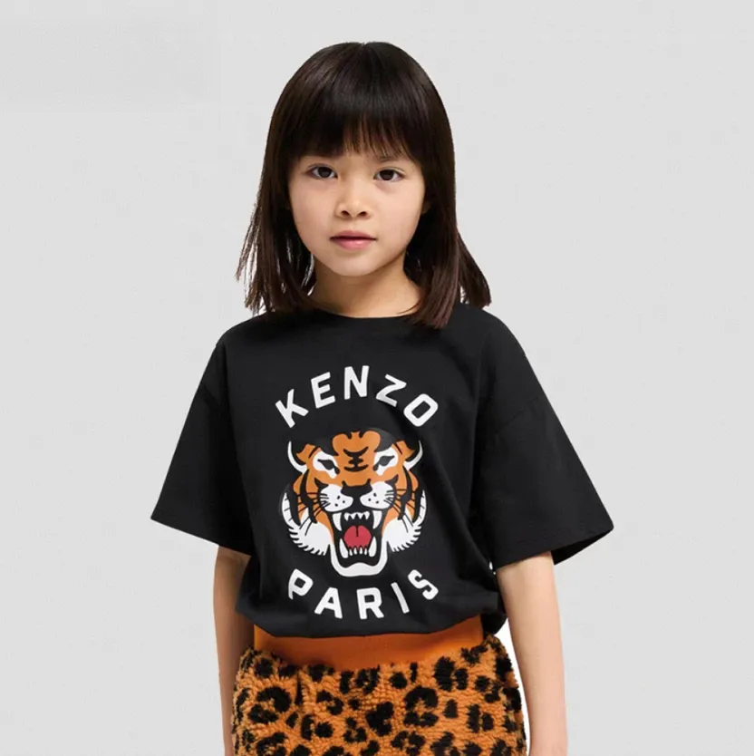 【110-160cm】おしゃれキッズ必見 売れ筋 高品質 プリント 合わせやすい 半袖 Ｔシャツ