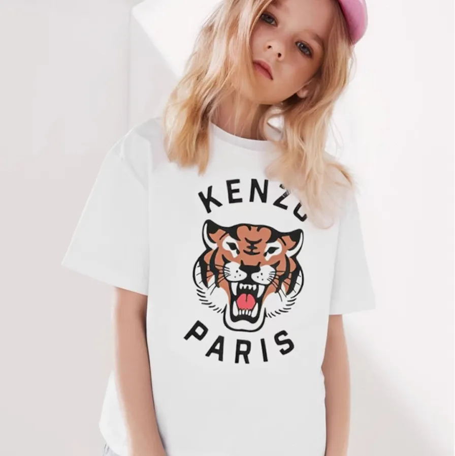 【110-160cm】おしゃれキッズ必見 売れ筋 高品質 プリント 合わせやすい 半袖 Ｔシャツ