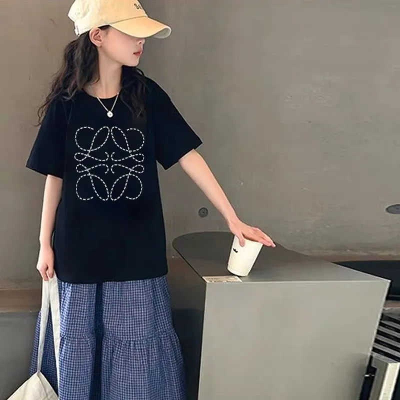 【90-160cm】絶対後悔しない 大人気 シンプル  プリント 着やすい 女の子 半袖 Ｔシャツ