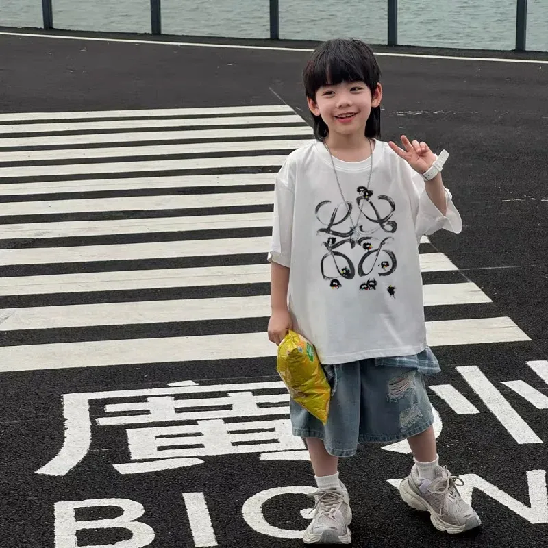 【90-160cm】コンフォート感抜群 売れ筋 カジュアル カッコイイ 男の子 半袖 Ｔシャツ