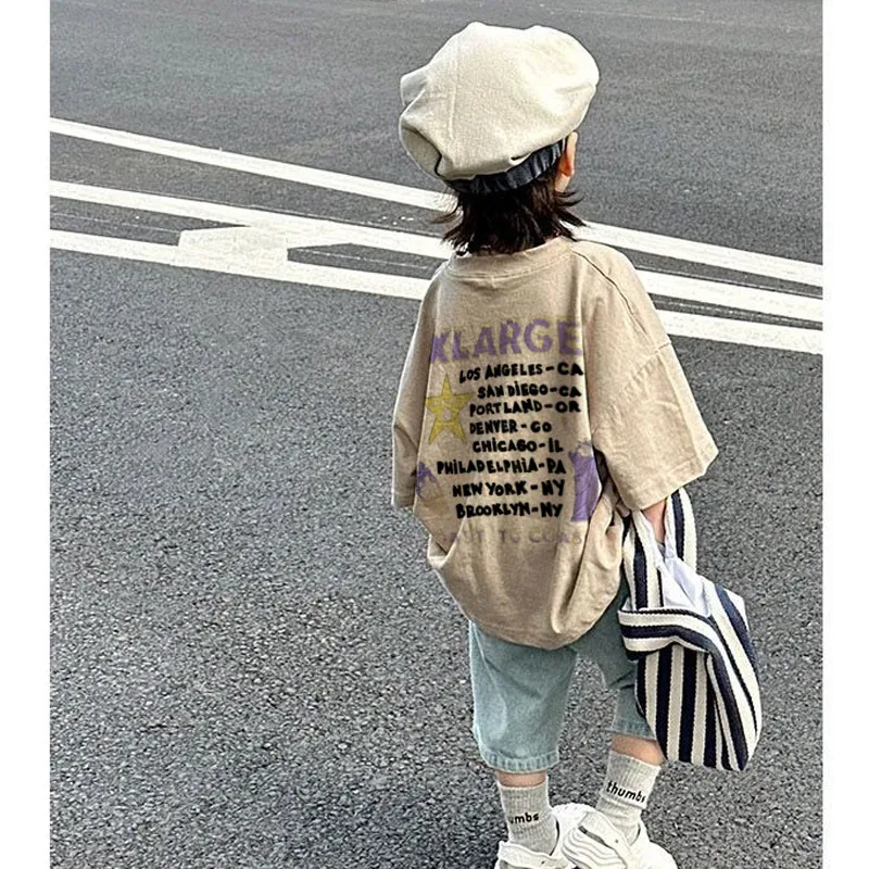 【90-160cm】トレンド感たっぷり 爆売れ中 ユニーク カッコイイ 男の子 半袖 Ｔシャツ