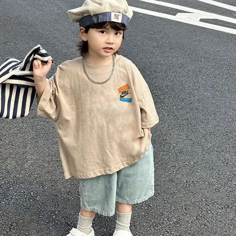 【90-160cm】存在感抜群 大好評 カジュアル クール 快適 男の子 半袖 Ｔシャツ