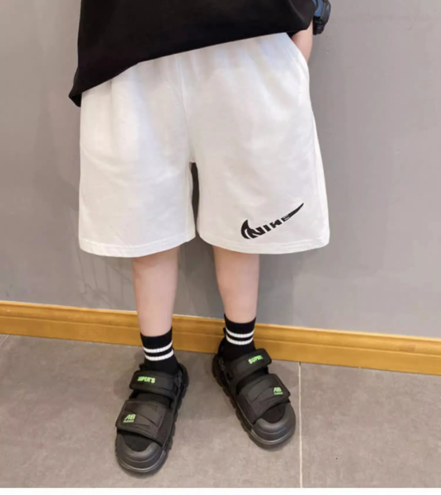 【90-160cm】二点セット リラックス感ある シンプル 涼しく快適 タンクトップ＋ショートパンツ セットアップ