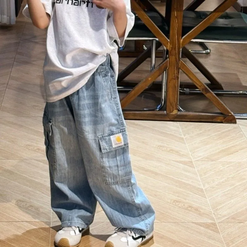 【110-170cm】絶対後悔しない カジュアル 軽やかな着心地 ゆったり 通気性抜群 男の子 パンツ