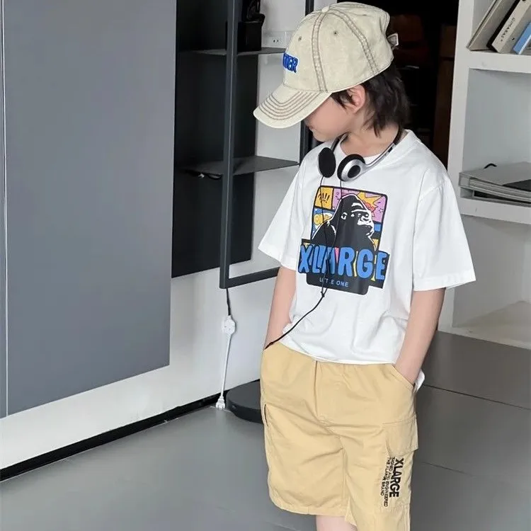 【90-160cm】人気筋商品 爆売れ中 トレンド  カジュアル  快適 男の子 半袖 Ｔシャツ