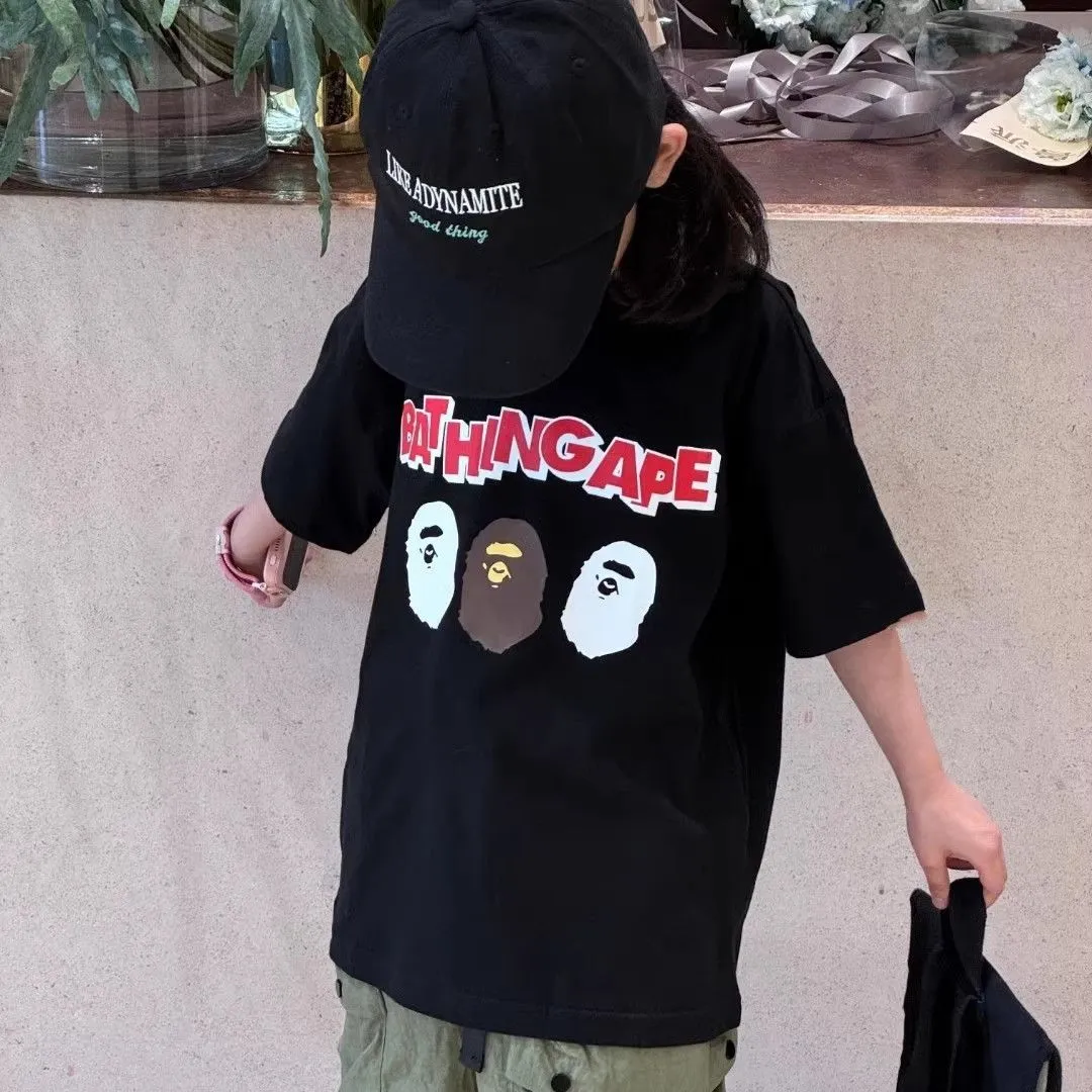 【90-160cm】絶対欲しい 爆売れ中 トレンド  カジュアル  気質いい 女の子 半袖 Ｔシャツ