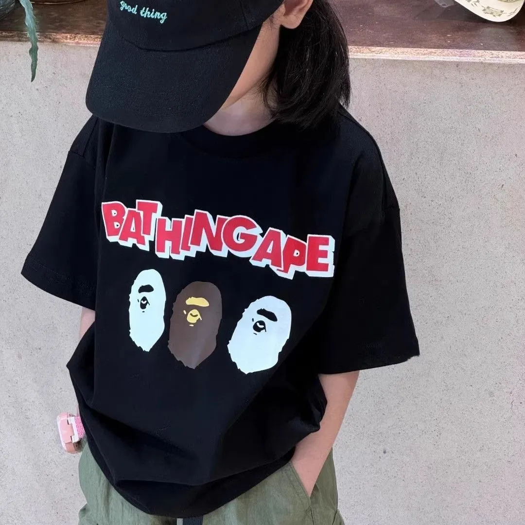 【90-160cm】絶対欲しい 爆売れ中 トレンド  カジュアル  気質いい 女の子 半袖 Ｔシャツ