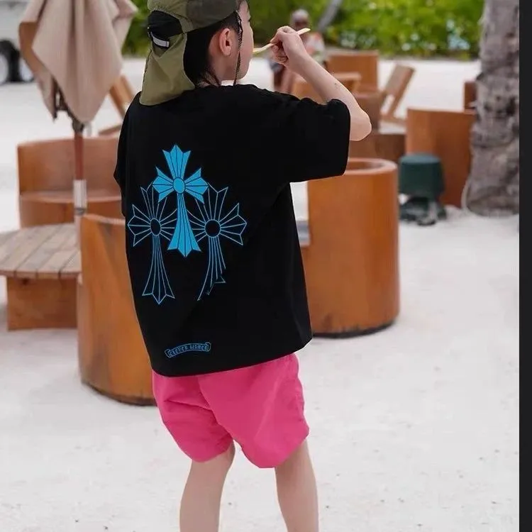 【90-160cm】絶対カッコイイ 人気爆発 トレンド  カジュアル  着心地良い 快適 半袖 Ｔシャツ