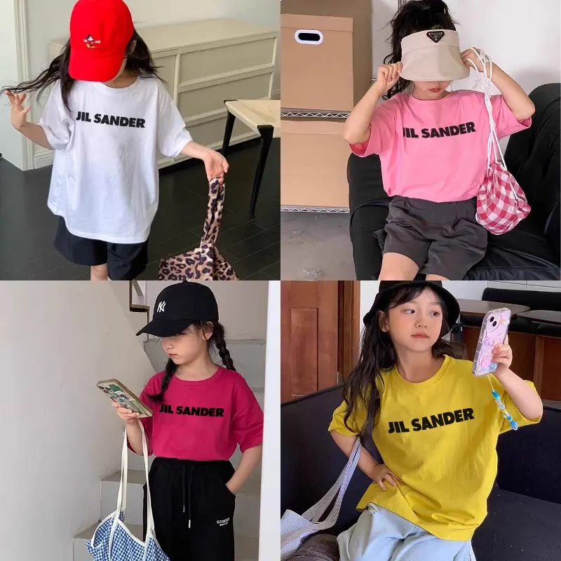【90-160cm】毎日着たくなる 大活躍 カジュアル 多色展開 女の子 半袖 Ｔシャツ