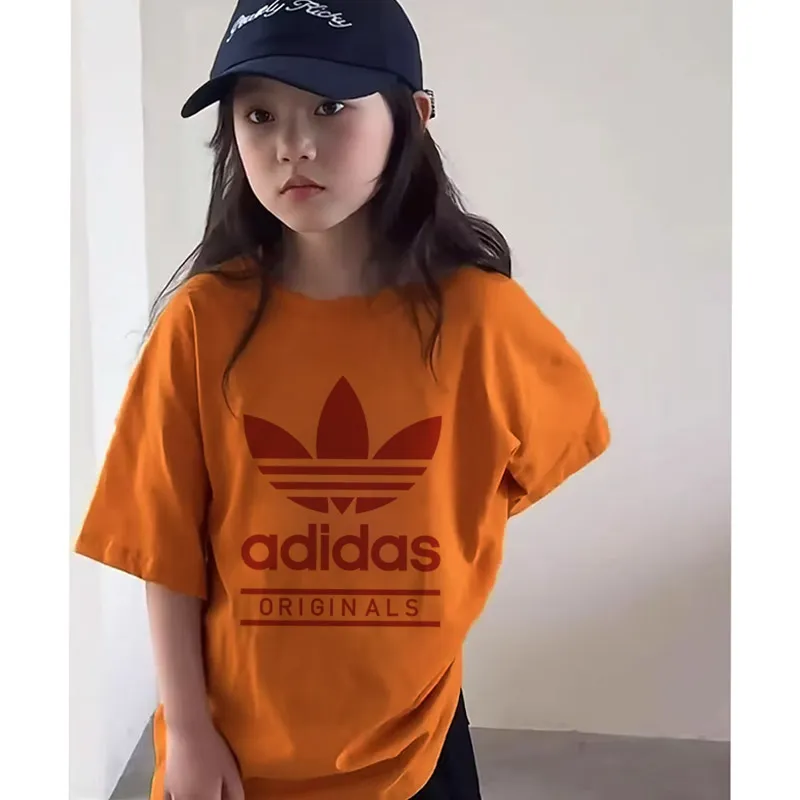 【90-160cm】着回し力抜群 通気性 トレンド  おすすめ  着心地良い 女の子  半袖 Ｔシャツ