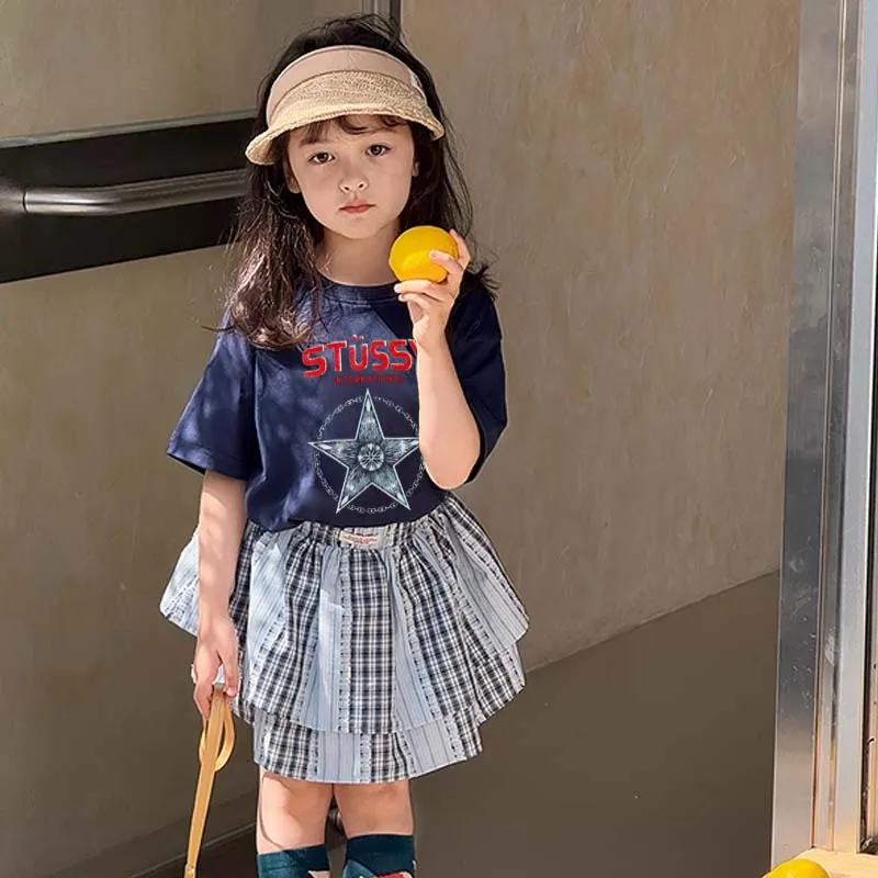 【90-160cm】デイリーにぴったり 大人気 スタイリッシュ トレンド  女の子 半袖 Ｔシャツ