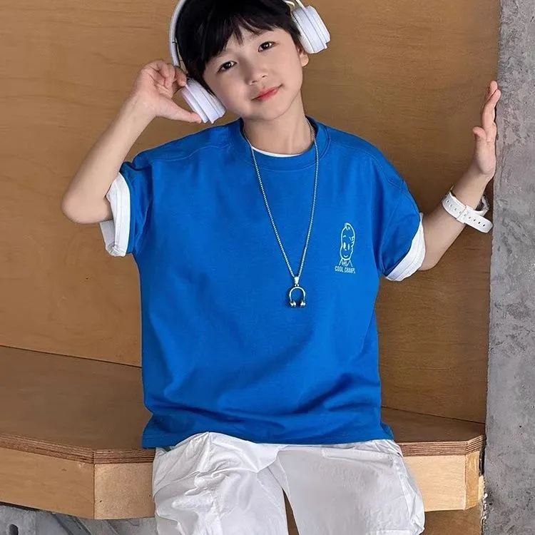 【90-160cm】コンフォート感抜群 爆売れ中 カジュアル シンプル 着やすい 半袖 Ｔシャツ