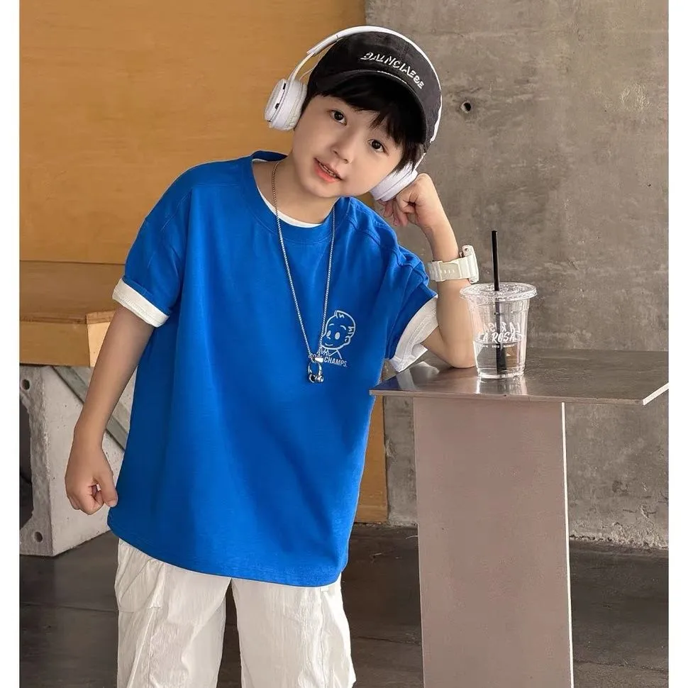 【90-160cm】コンフォート感抜群 爆売れ中 カジュアル シンプル 着やすい 半袖 Ｔシャツ