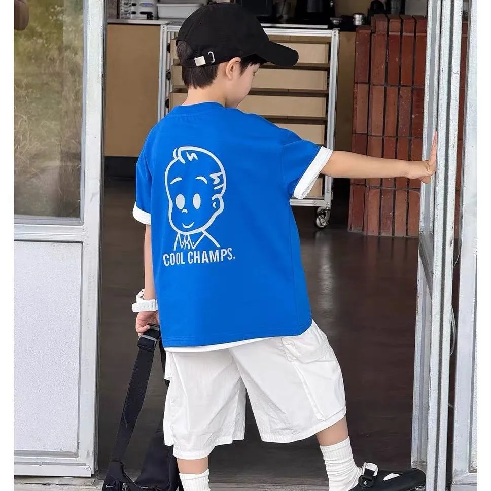 【90-160cm】コンフォート感抜群 爆売れ中 カジュアル シンプル 着やすい 半袖 Ｔシャツ