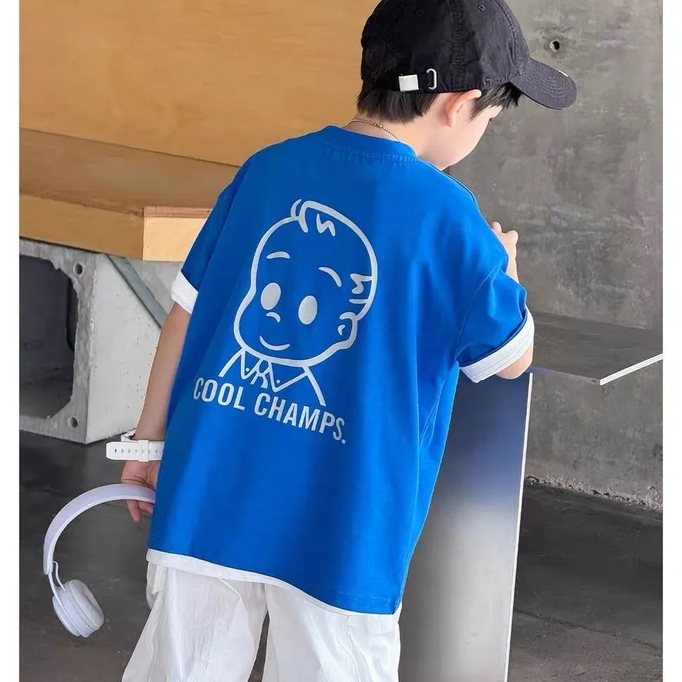 【90-160cm】コンフォート感抜群 爆売れ中 カジュアル シンプル 着やすい 半袖 Ｔシャツ