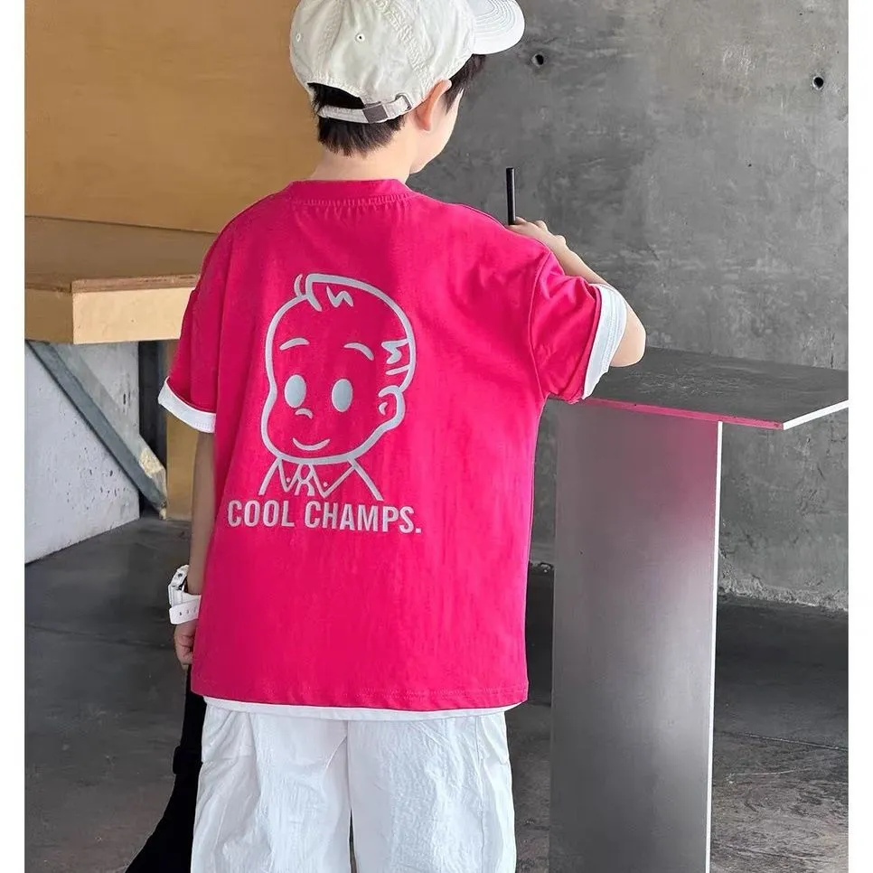 【90-160cm】コンフォート感抜群 爆売れ中 カジュアル シンプル 着やすい 半袖 Ｔシャツ