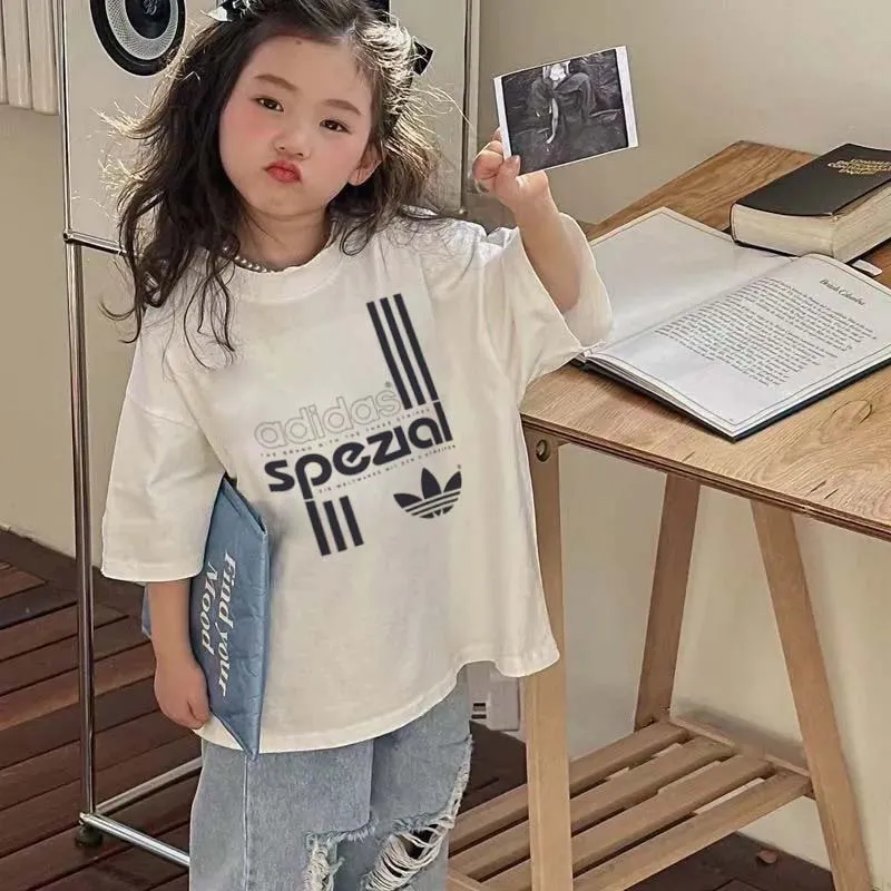 【90-160cm】デイリーにぴったり 爆売れ中 着心地抜群 カジュアル 女の子 半袖 Ｔシャツ