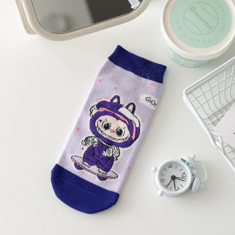 ５足セット おしゃれキッズ必見 可愛い キャラクター 通気性抜群 履きやすい ソックス