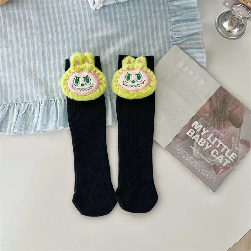 SNSで話題 可愛い キャラクター カラバリ豊富 通気性抜群 キッズ クルーソックス