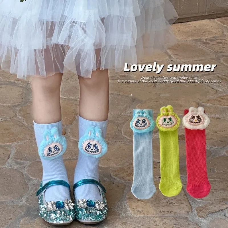 SNSで話題 可愛い キャラクター カラバリ豊富 通気性抜群 キッズ クルーソックス