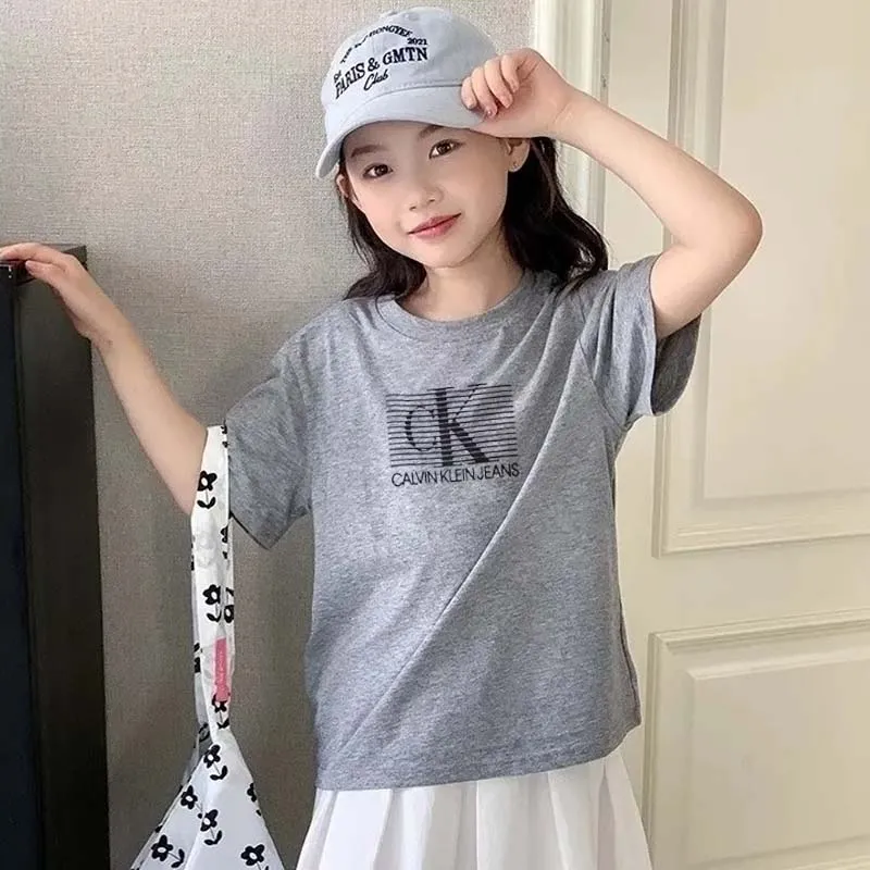【90-160cm】夏のマストアイテム 売れ筋  シンプル カジュアル 女の子 半袖 Ｔシャツ
