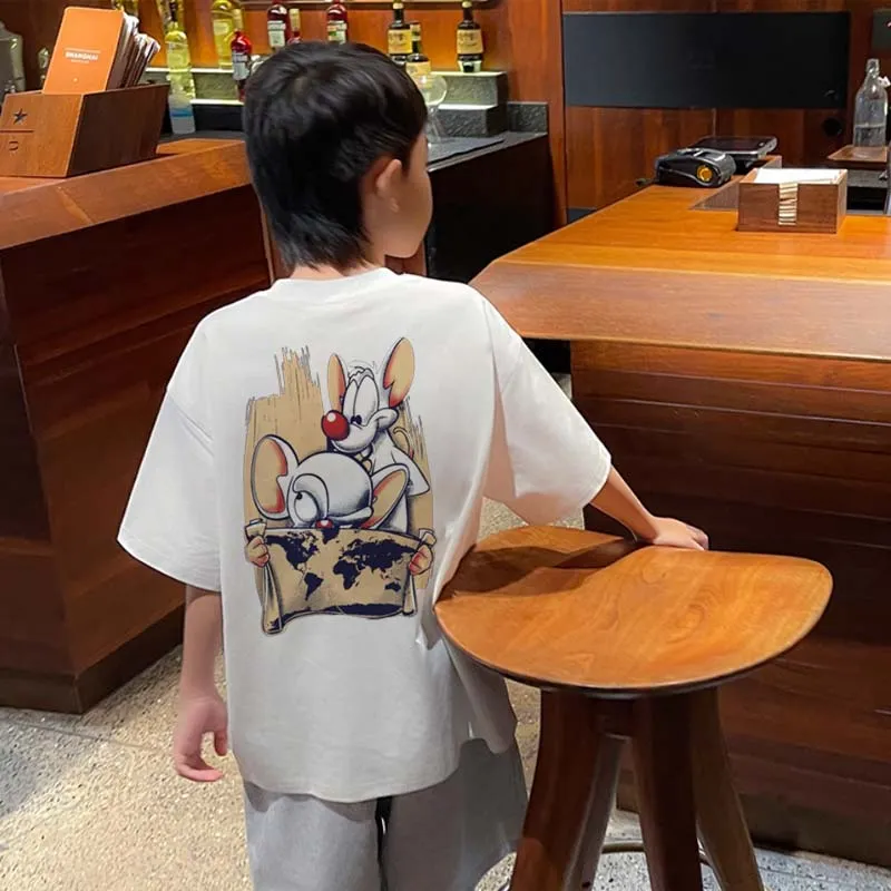 【90-160cm】見逃し厳禁 合わせやすい カジュアル トレンド 男の子 半袖 Ｔシャツ