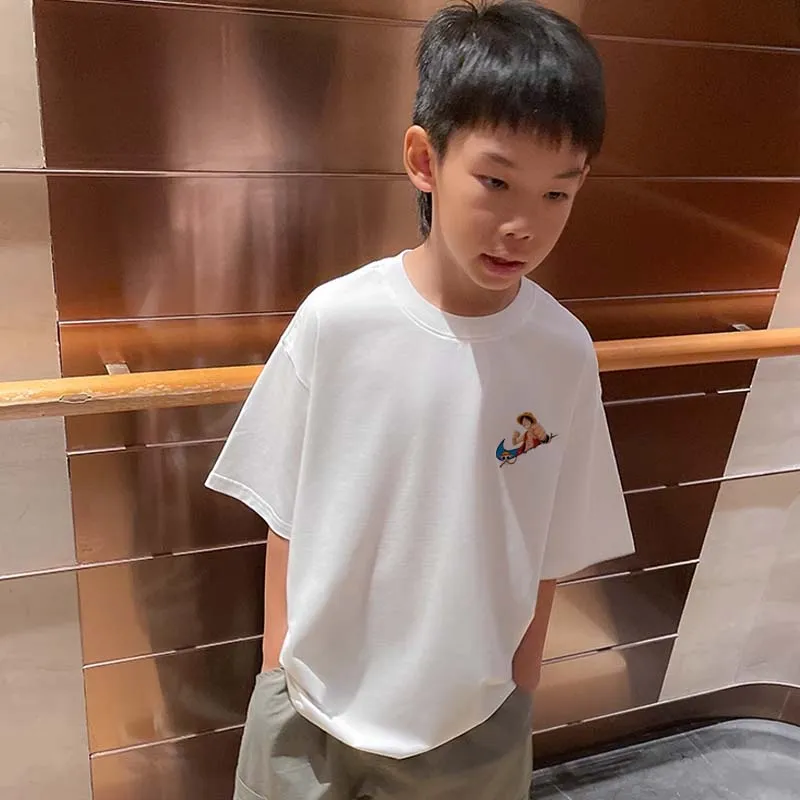 【90-160cm】二色選べる 着せやすい カジュアル 肌に優しい 男の子 半袖 Ｔシャツ
