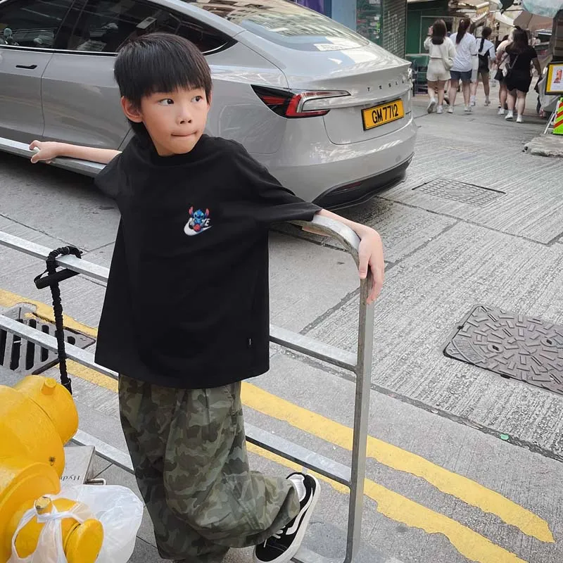 【90-160cm】カッコイイ 着心地良い シンプル トレンド 男の子 半袖 Ｔシャツ