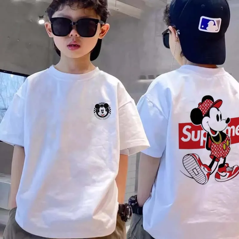 【90-160cm】三色選べる シンプル 着せやすい 通気性 男の子 半袖 Ｔシャツ